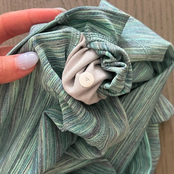 Lululemon Wunder Under Pant Hi-Rise Space Dye Camo Alberta Lake Fresh Teal 4 - Picture 6 of 6